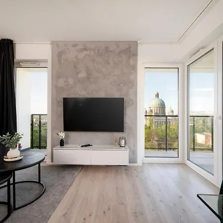 Apartament Kopcinskiego - Z Parkingiem I Dwoma Lazienkami Łódź